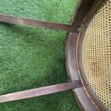 Napoleon III office chair in solid wood