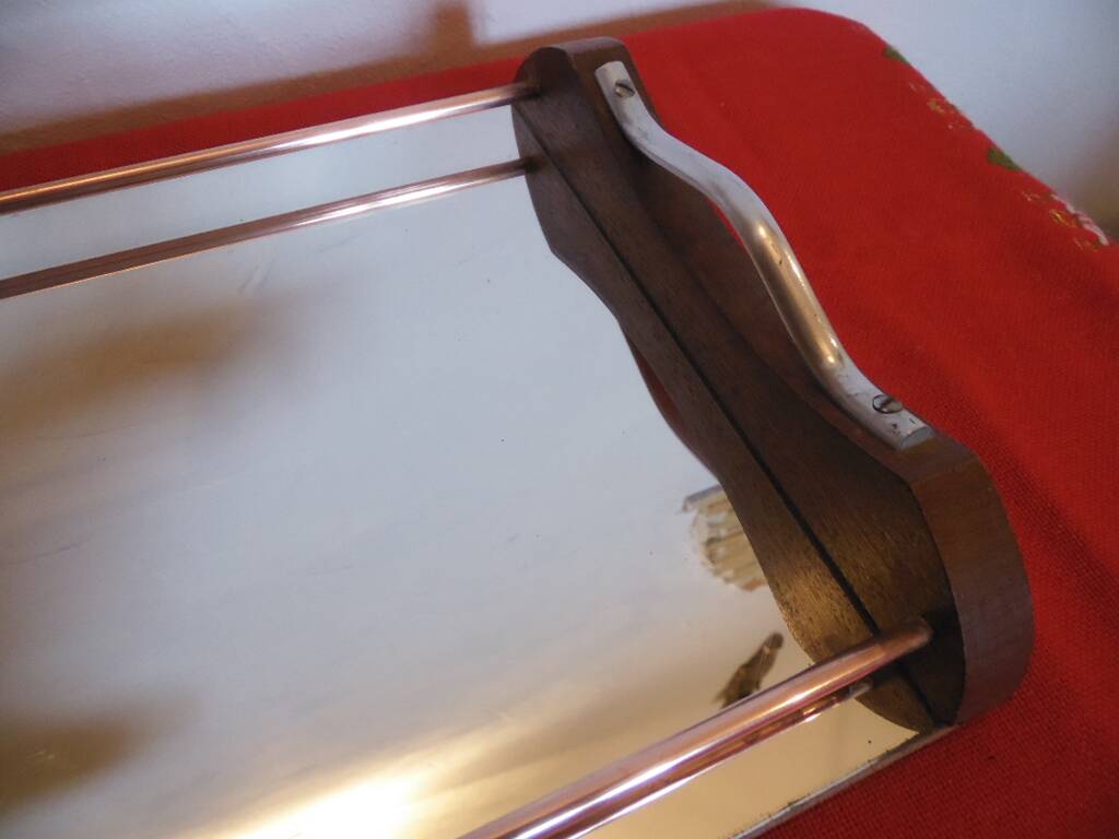 Vintage mirror tray