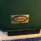 Canape cuir buffle vert 2 places