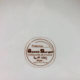 Massé Surget, design Jacques-André Souchet. 6 Dessert plates.