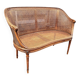 Bench 2 places old style louis xvi