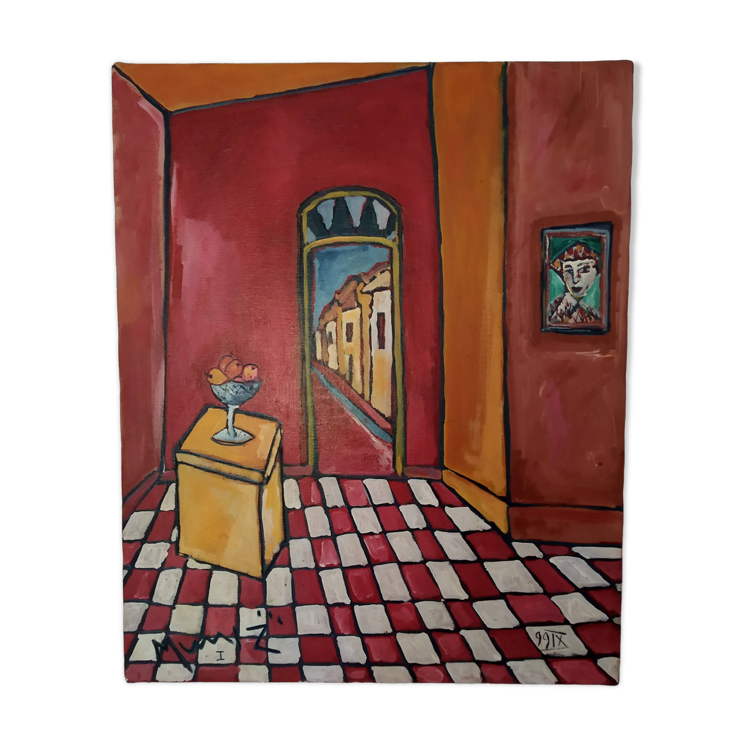 Oil on Canvas Ethel Muniz
