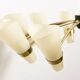 Sunburst chandelier brass of Kalmar Italy 1950 s