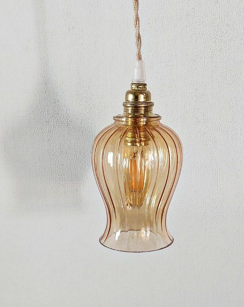 Amber vintage walkway