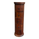 Column furniture with 5 drawers, cylindrical, made of solid wood, round chest of drawers.