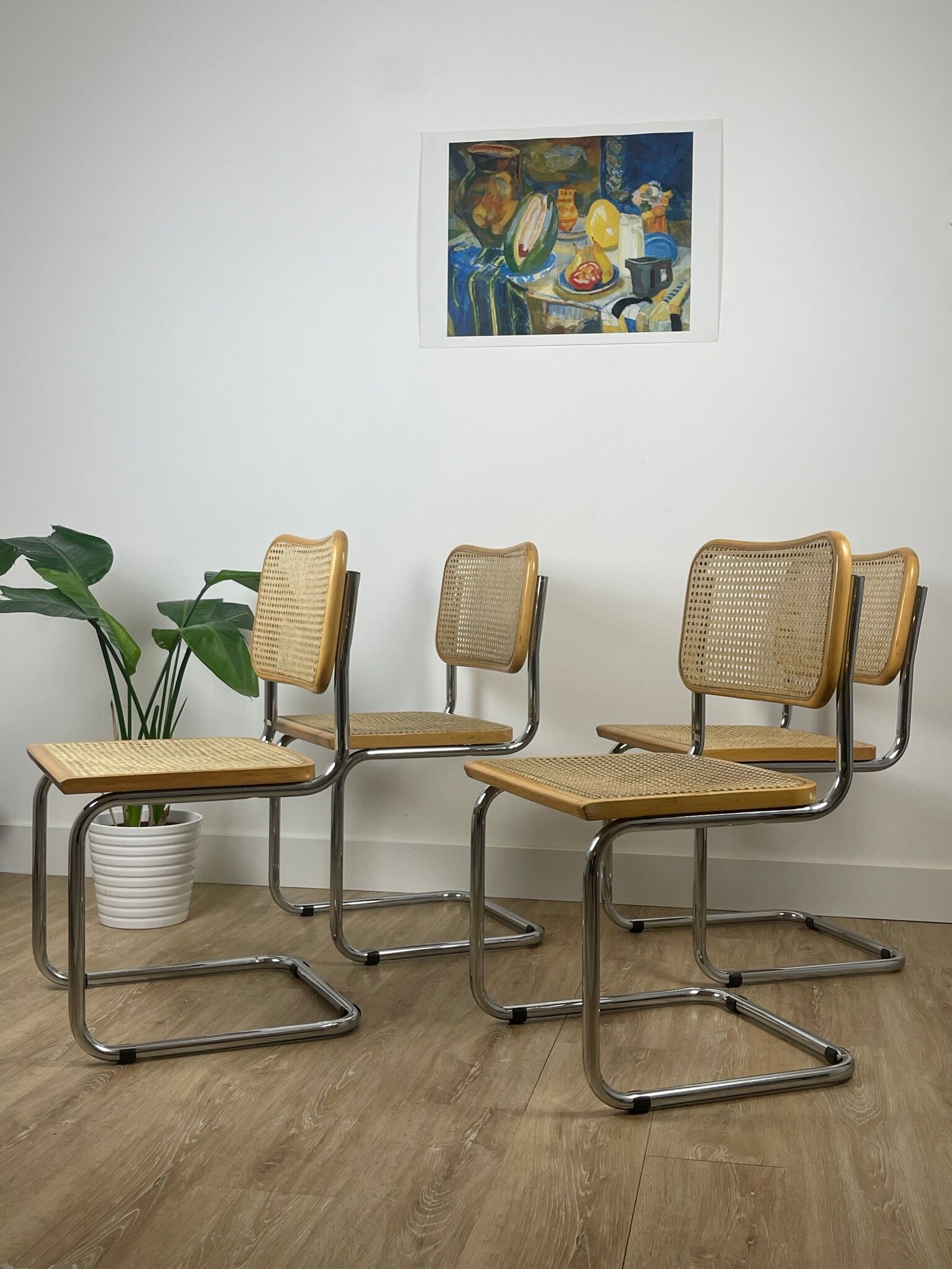 Marcel Breuer Cesca B32 chairs