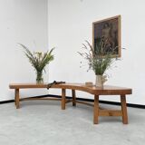 Coffee table console bench solid elm chapo XXL 3m
