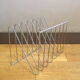 Zig-zag magazine rack