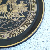 Greek plate 24 carat gold décor