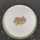 Limoges France cake dish, hand decorated, hand painted, vintage