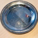 Ensemble de 5 sous verres en métal argenté