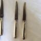 12 entremet knives, silver metal, cross ribbons