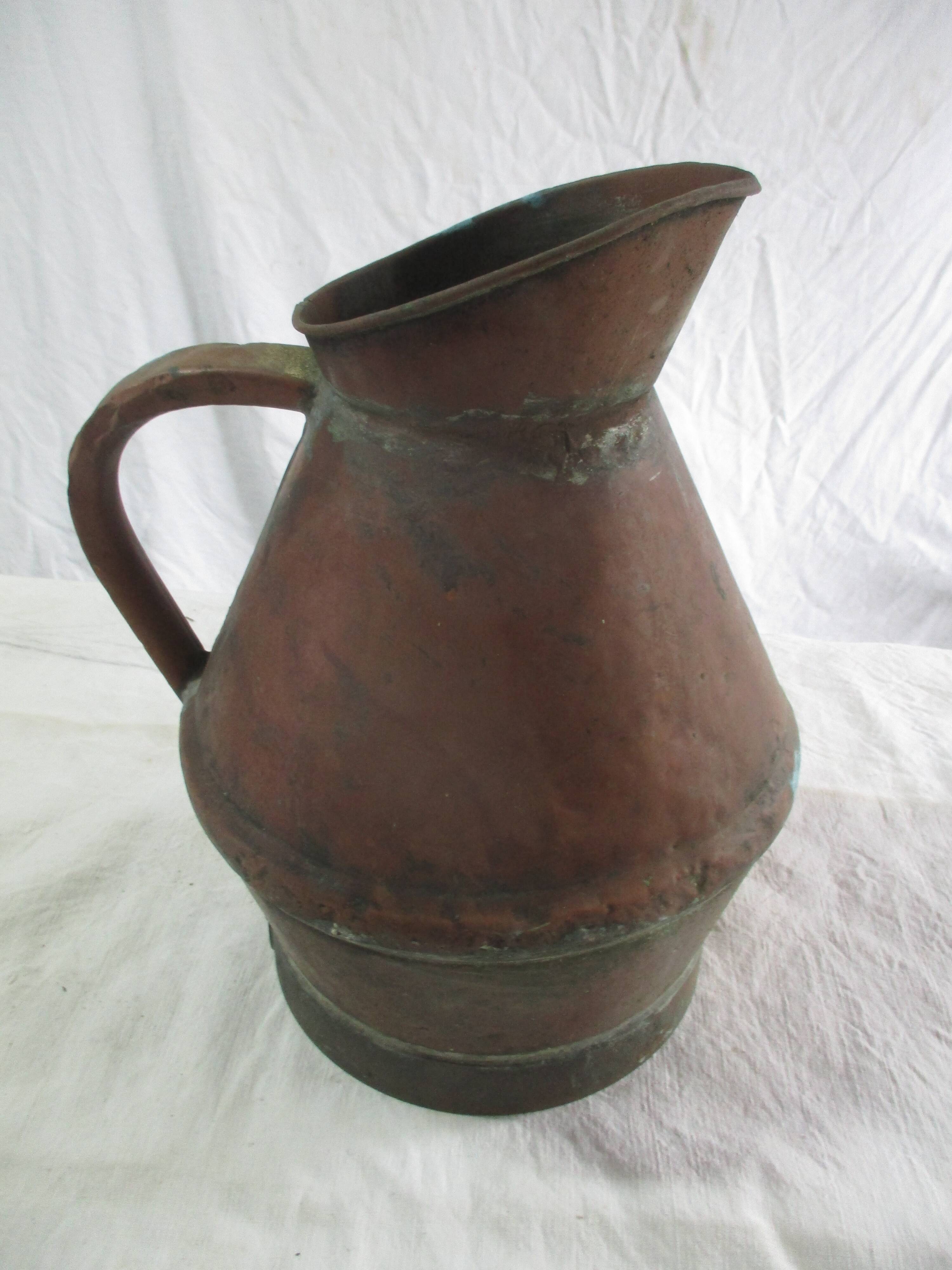 Copper pitcher