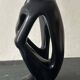 African statue in steatite representing 2 lovers GmBh
