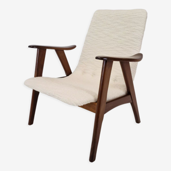 Teak Wébé Armchair by Louis Van Teeffelen, 1960s