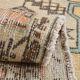 Yellow & Brown Oriental Vintage Rug, 125x230Cm