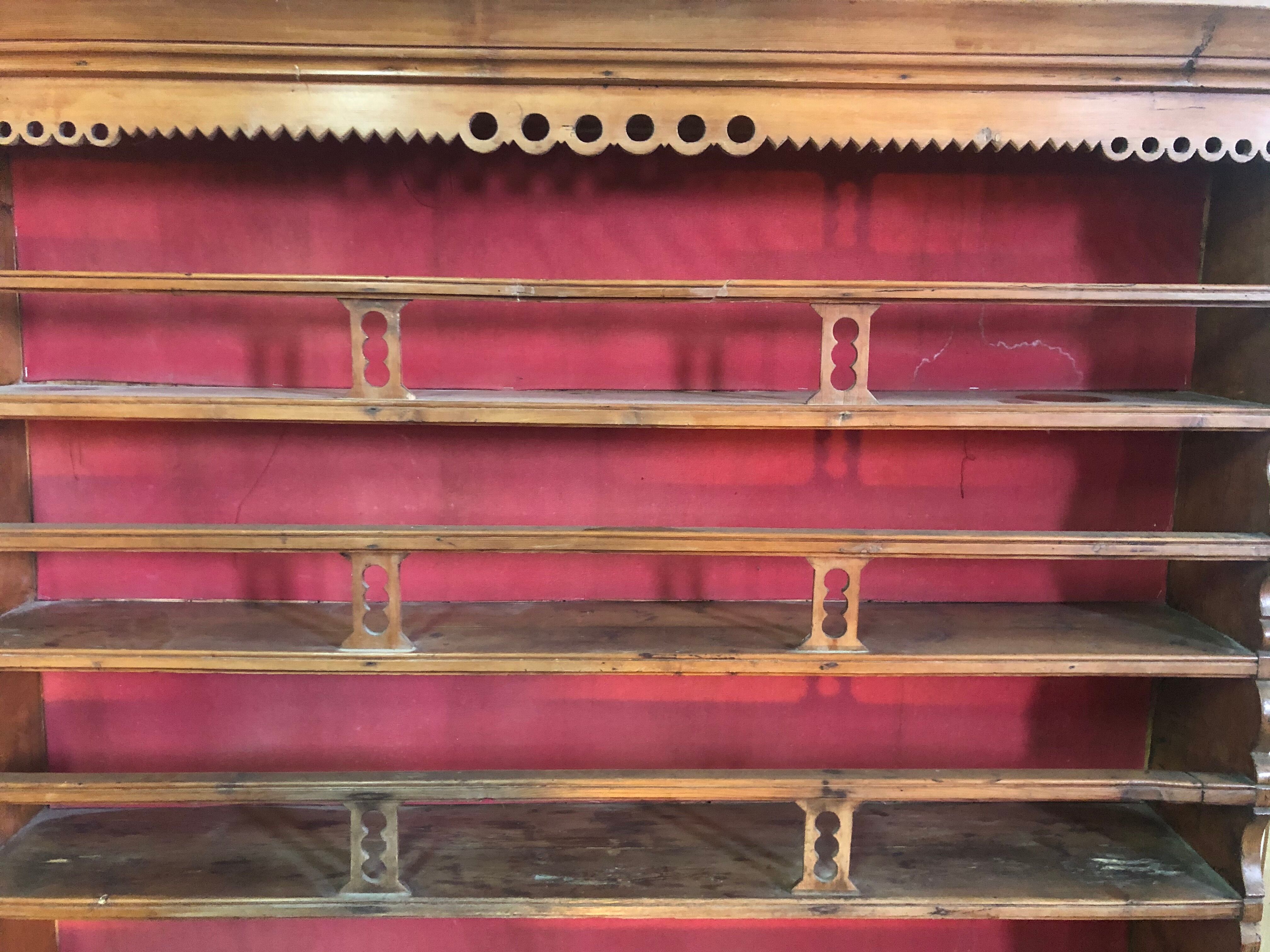 Pichepin shelf 19th sculpted