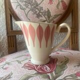 Vintage Digoin earthenware milk jug