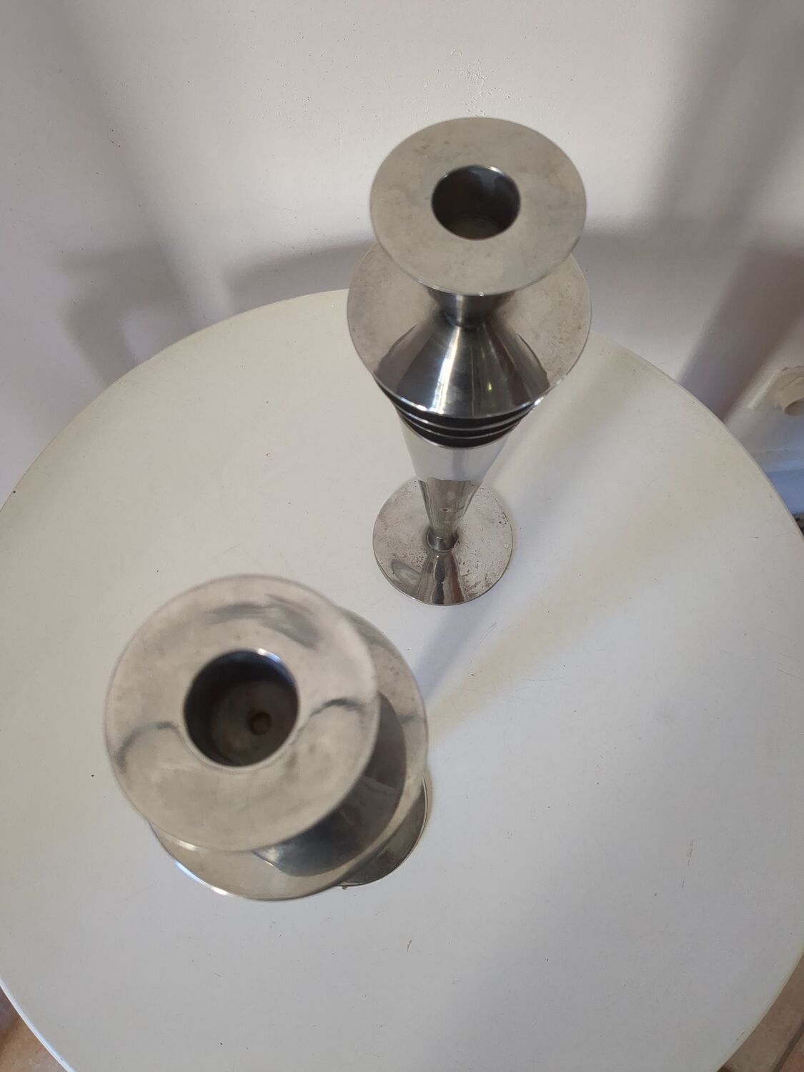 Modernist candlestik candle holders from the 1940s