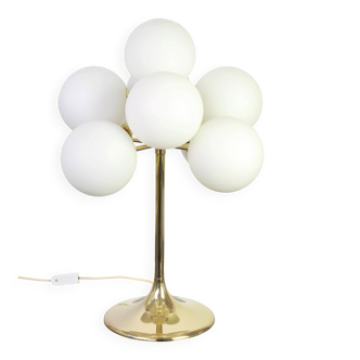 Atomic brass table lamp, Switzerland, 1960s