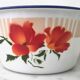 Vintage enamelled sheet metal basin