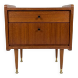 Scandinavian bedside tables by MDK design from the 1960s.