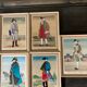 Collection 5 relief maps of military doctors' costumes