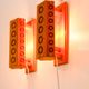 Mid-century modern pine wall sconces from Vemdalia, Sweden, 1975, set of 2