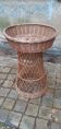 Vintage 50s planter on rattan stand