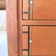 Double-sided walnut counter desk 1900