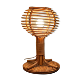 Table lamp in rattan Italia Anni '60