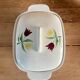 Ensemble soupière, saucière et raviers Salins Crocus