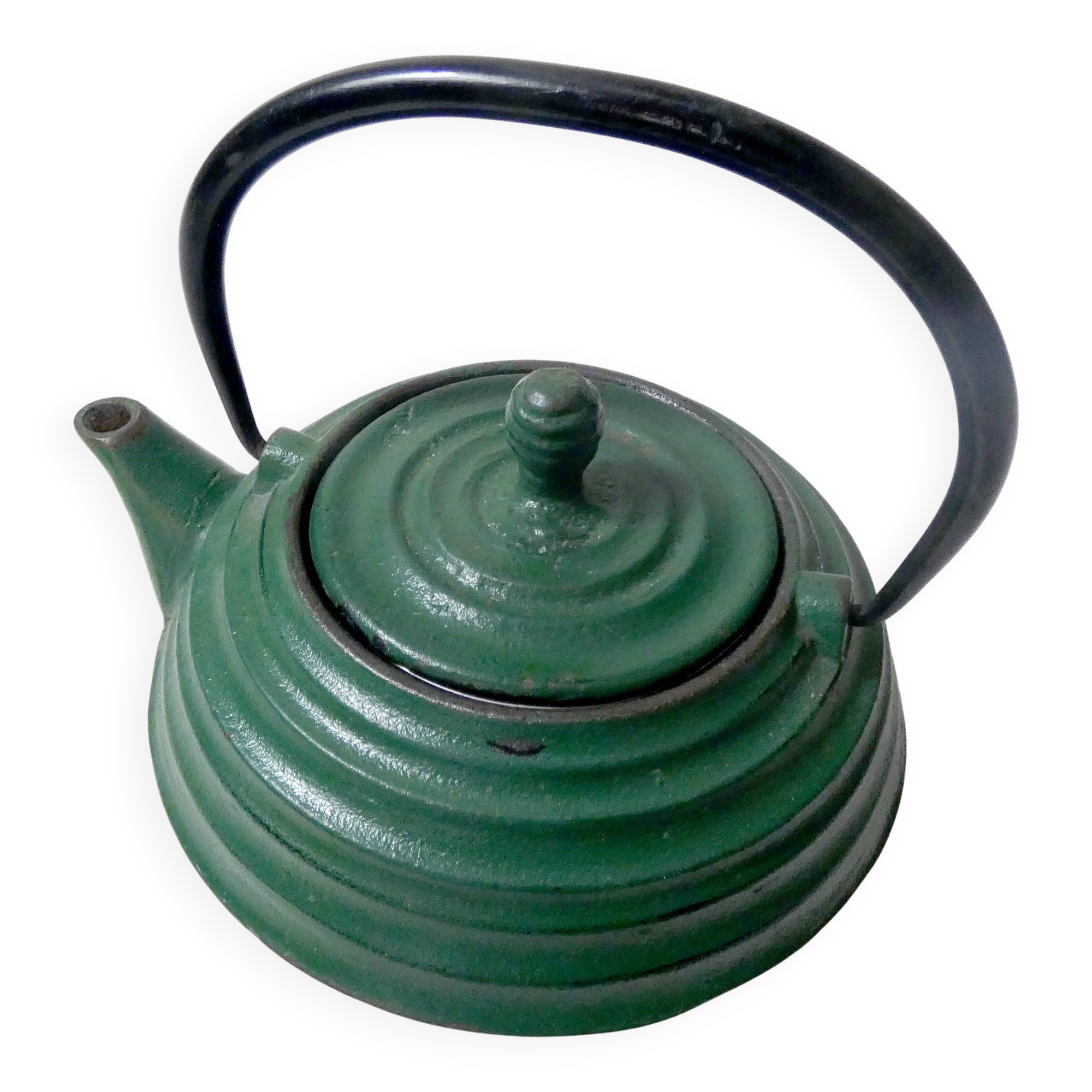 Cast iron teapot