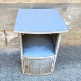 Lloyd loom bedside table