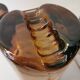 Vintage whisky service in 70s blown glass