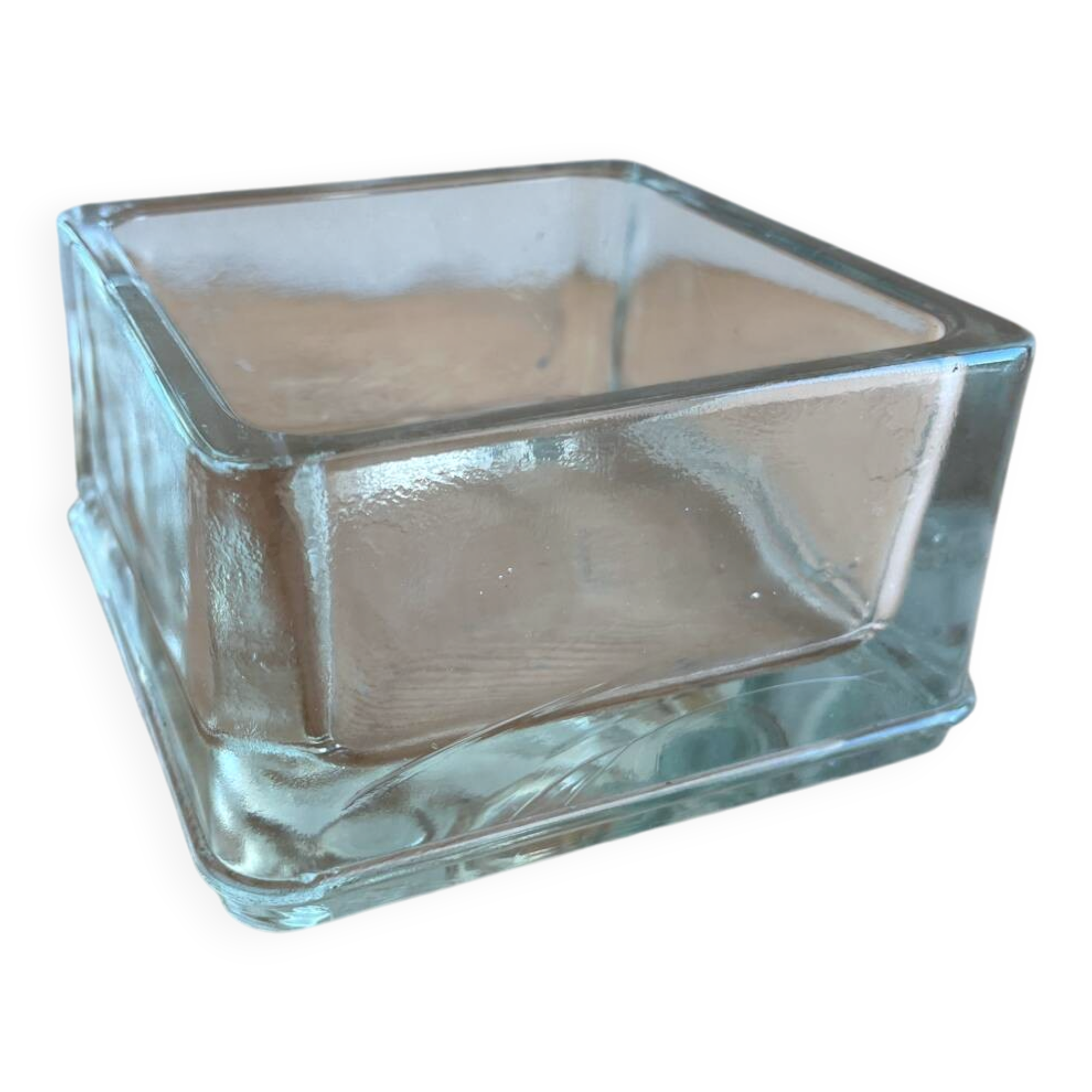 Lumax glass trinket tray/ashtray