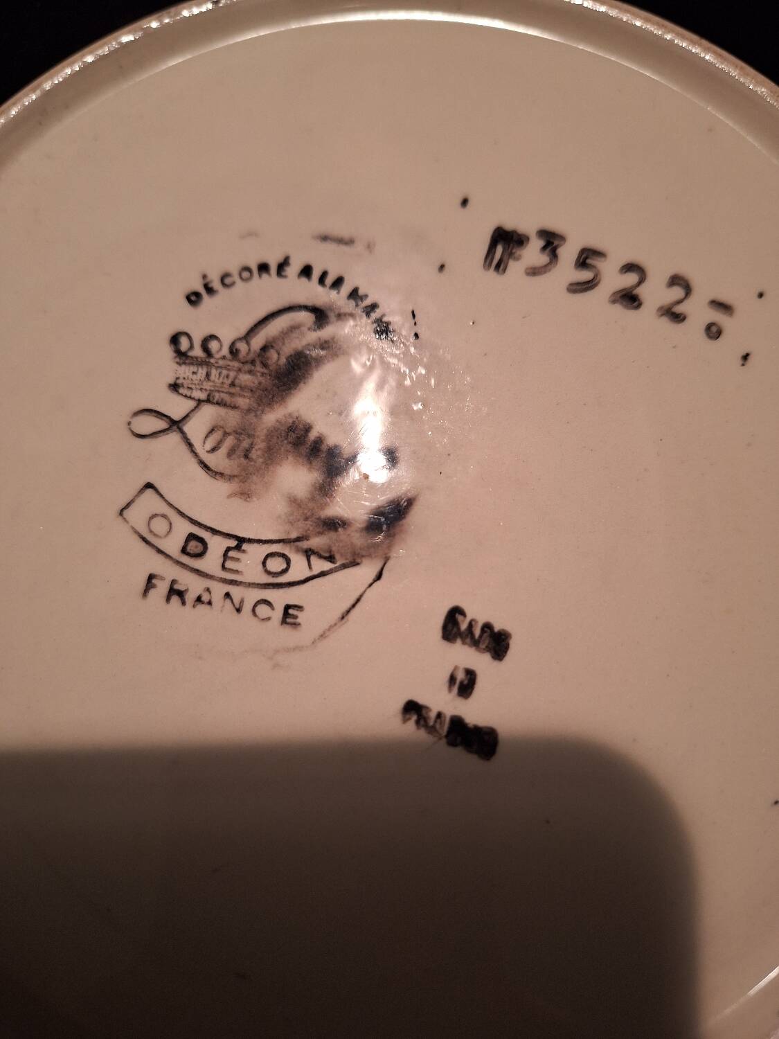 Longwy dish Odéon