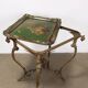 Table basse ancienne Middle Victorian en bronze et papier mâché, Angleterre, XIX Century