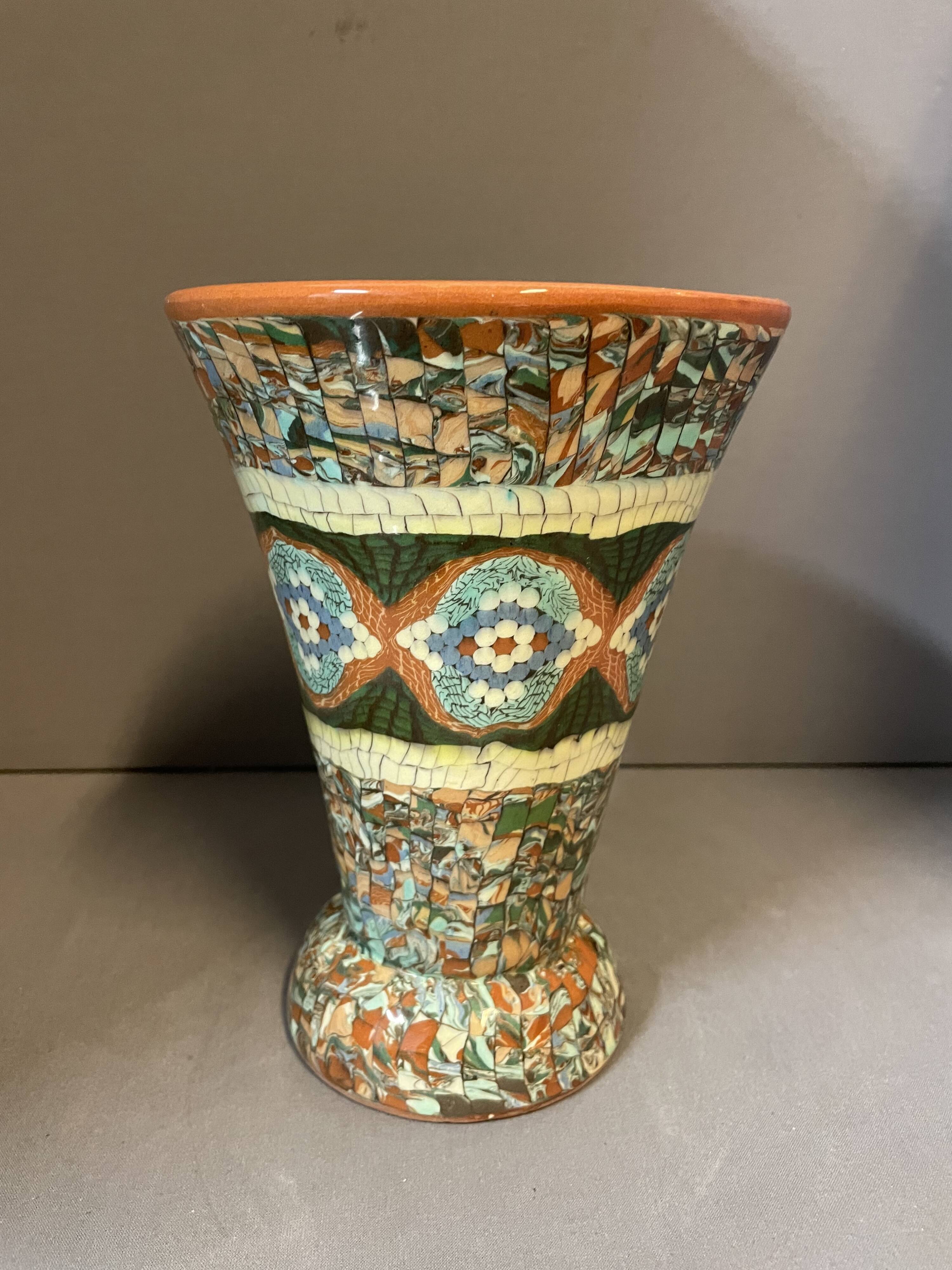 Gerbino Signed Ceramic Vase