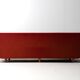 Sofa 'Primafila' en velours rouge par Molteni