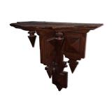 Small solid wood console