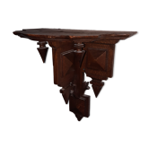 Small solid wood console