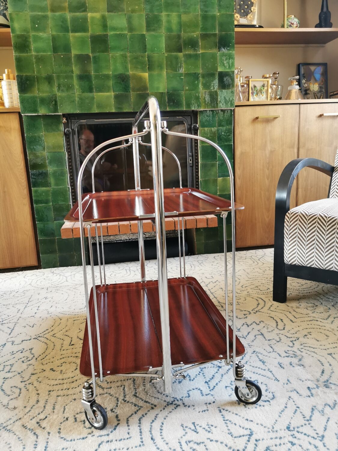 Vintage folding trolley