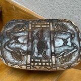 Monoxyle Quadripod Stool Animal Decor