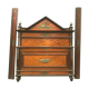 Napoleon period bed in mahogany and veneer XIX century