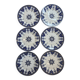 Lot of 6 flat plates, ironstone Sarreguemines Cluny.