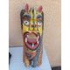 3 ethnic tribal wooden masks 19th century