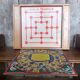 Old Board Game of Checkers, Goose, Hopscotch & Little Horses in Vintage Wooden