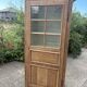 Armoire / vitrine  ancienne en bois massif