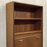 70s Teak Bar Library Shelf